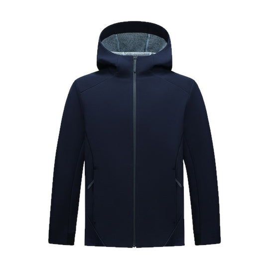 Damen Softshell-Jacke mit Kapuze, taillierte und winddichte Outdoorjacke Nord Taschen