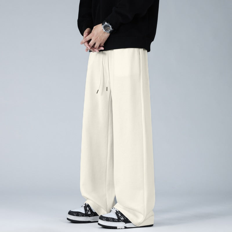 Herren Weite Oversize-Baggy-Loungehose mit Tunnelzugbund und fließender Jersey‑Qualität Nord Taschen
