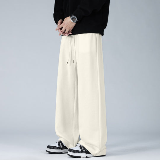 Herren Weite Oversize-Baggy-Loungehose mit Tunnelzugbund und fließender Jersey‑Qualität Nord Taschen
