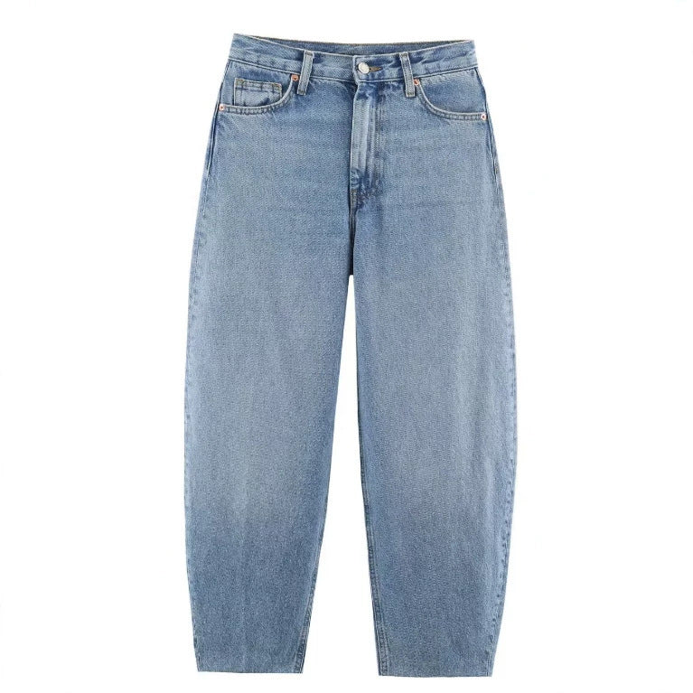 Damen Hochtaillierte Culotte-Hose mit weitem Bein und dekorativem Taillengürtel Nord Taschen