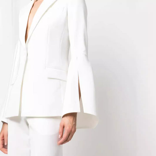 Damen Zweiteiliger Tailoring-Anzug mit tailliertem Einreiher und ausgestellten Ärmelabschlüssen Nord Taschen