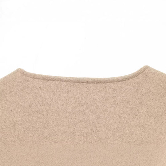 Damen Kurzjacke im Boxy‑Cropped‑Wollmix mit sichtbarem Metallreißverschluss und Kontrastmanschetten Nord Taschen