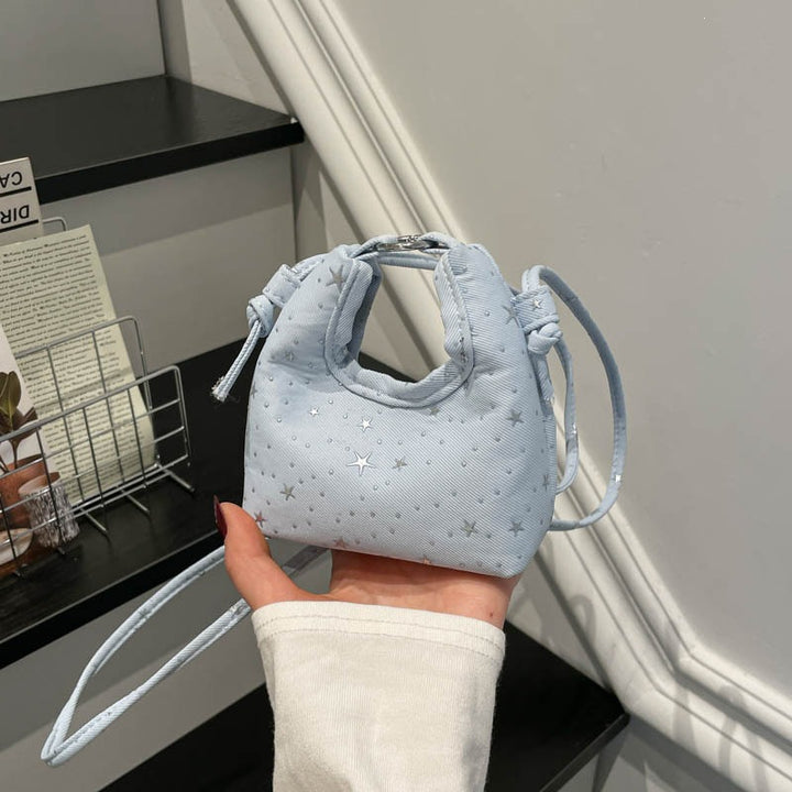 Damen Mini-Umhängetasche mit Sternenmuster Nord Taschen
