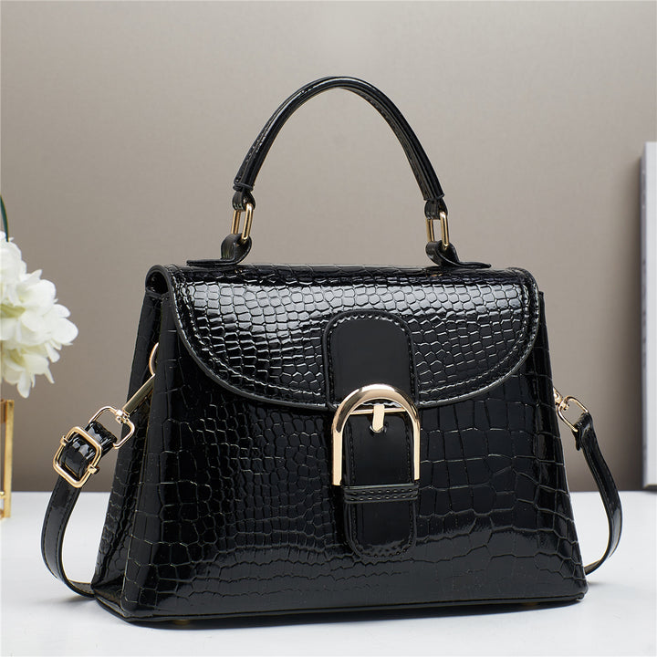 Damen elegante Handtasche mit luxuriösem Kroko-Design Nord Taschen