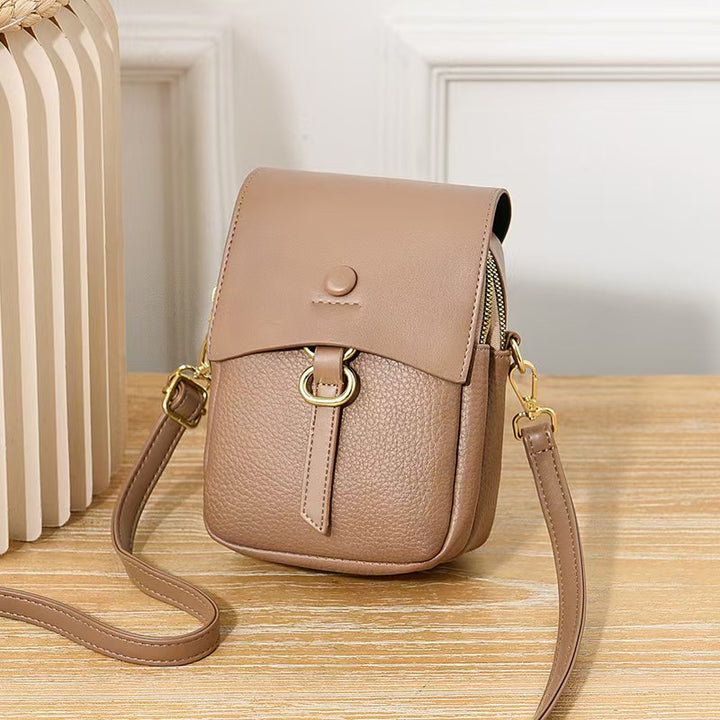 Damen Schultertasche mit praktischem Fächersystem und verstellbarem Tragegurt Nord Taschen