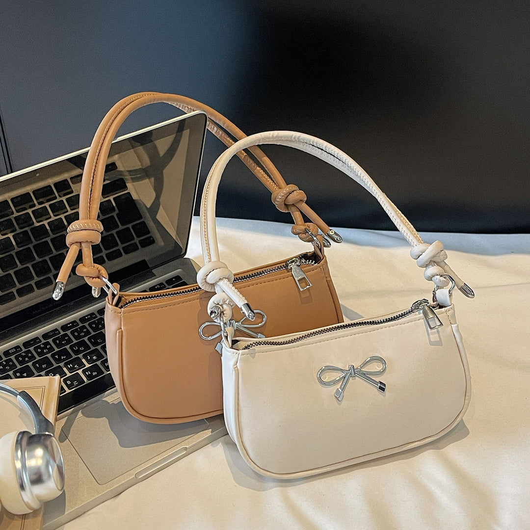 Damen elegante Handtasche mit dekorativen Schleifendetails Nord Taschen