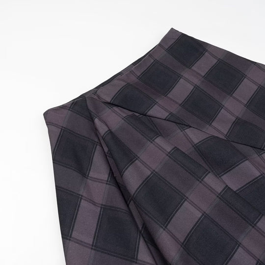 Damen Asymmetrischer Midirock mit Karomuster und ausgestellter A‑Linie Nord Taschen