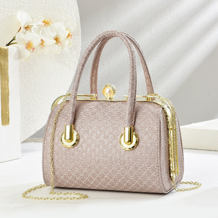 Damen Handtasche mit eleganter Struktur und schimmernden Details Nord Taschen