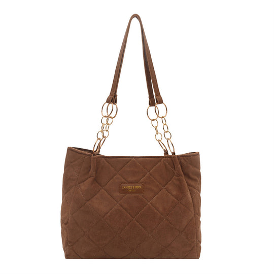 Damen elegante Tasche mit gestepptem Design Nord Taschen
