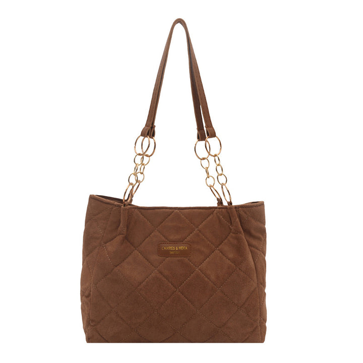 Damen elegante Tasche mit gestepptem Design Nord Taschen