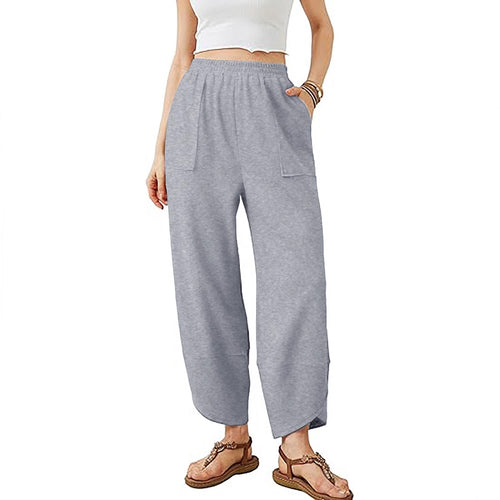 Damen Culotte-Hose mit elastischem Bund und aufgesetzten Taschen Nord Taschen