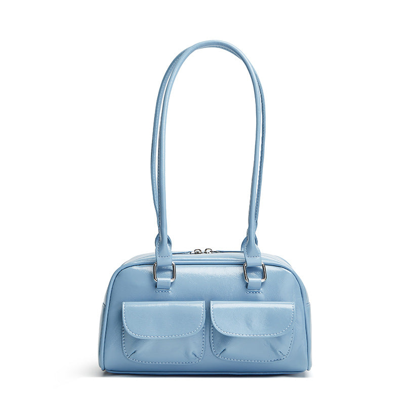 Damen Handtasche mit zwei praktischen Vorderfächern Nord Taschen
