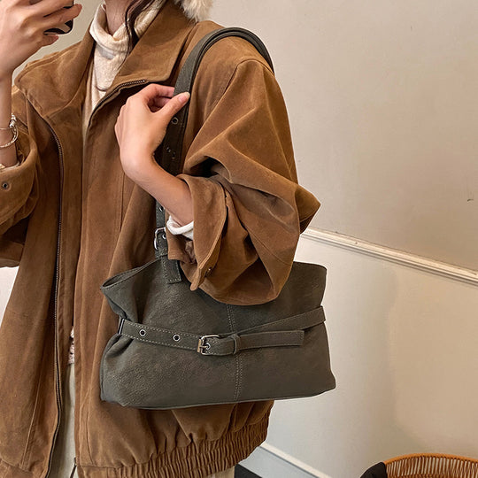 Damen elegante Shopper Tasche mit abnehmbaren Riemen Nord Taschen