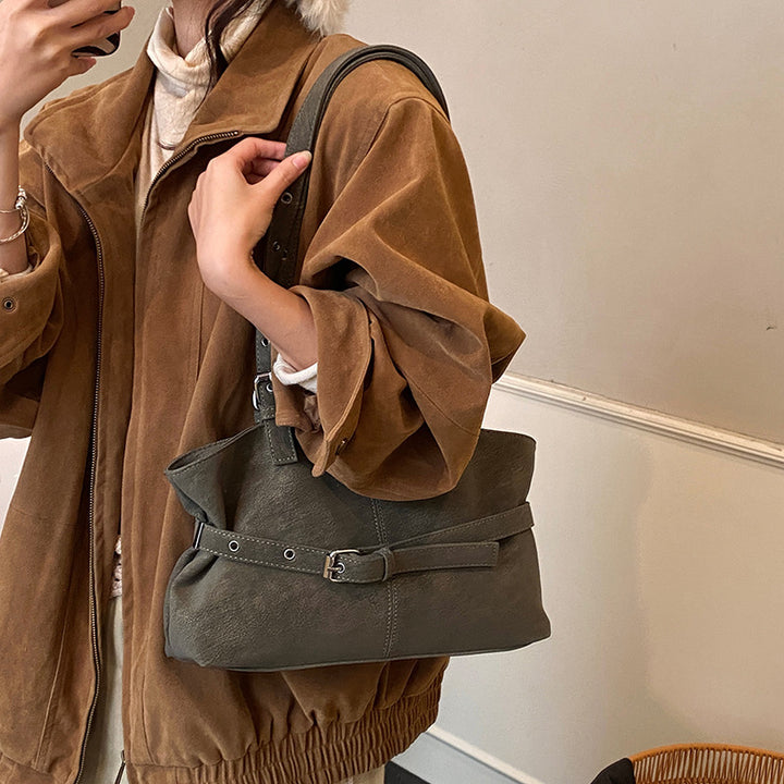 Damen elegante Shopper Tasche mit abnehmbaren Riemen Nord Taschen