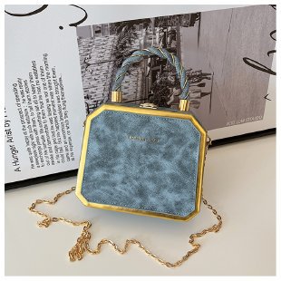 Damen elegante Handtasche im geometrischen Design mit goldenen Akzenten Nord Taschen
