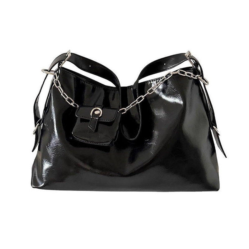 Damen Hobo-Tasche mit elegantem Kettenakzent und geräumigem Innenraum Nord Taschen