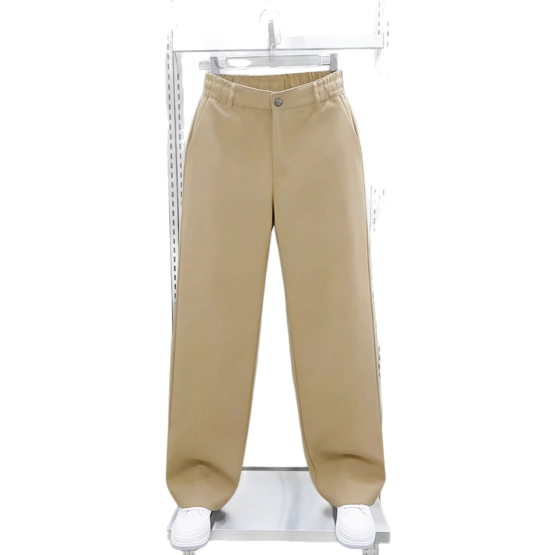 Herren weite Chinohose im Relaxed‑Fit mit elastischem Komfortbund und Seitentaschen Nord Taschen