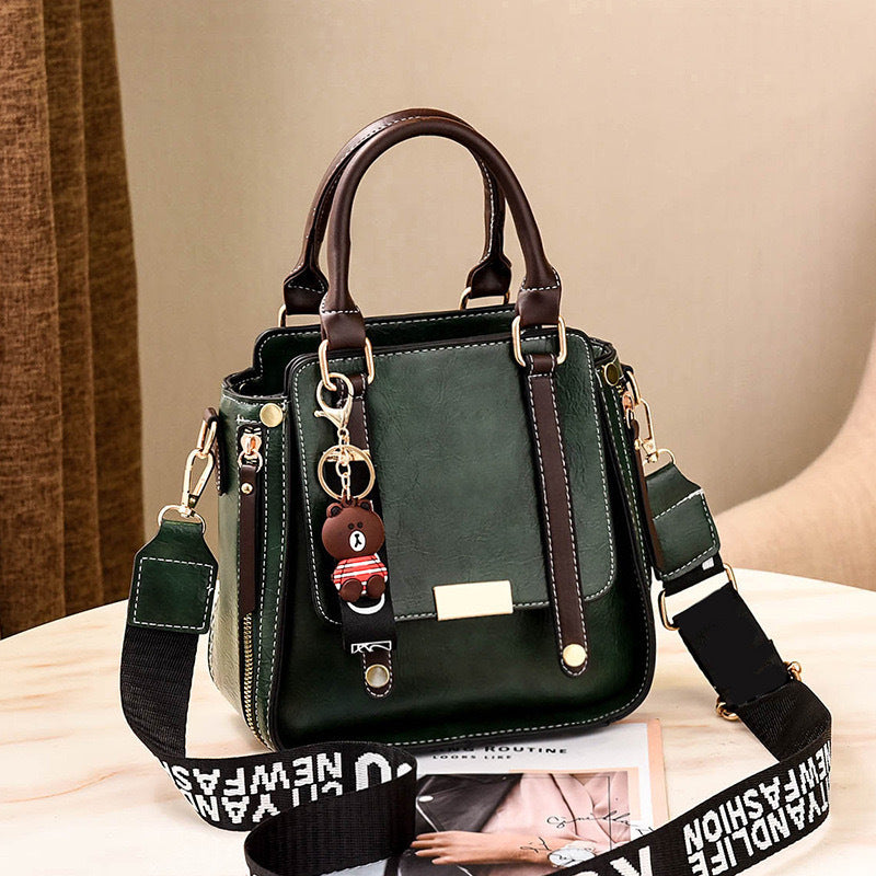 Damen elegante Schultertasche mit abnehmbarem Tragegurt Nord Taschen