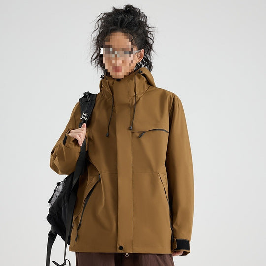 Herren Wasserdichte und atmungsaktive Ski‑ und Snowboardjacke mit Kapuze, Multi‑Taschen & Thermoversiegelung Nord Taschen
