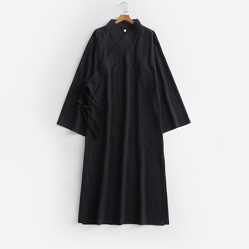 Unisex Langer Kimono-Mantel mit Bindeband, weitem Schnitt und minimalistischer Silhouette Nord Taschen