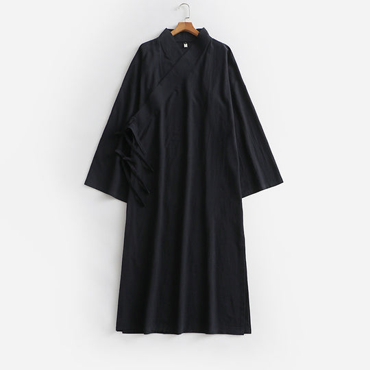 Unisex Langer Kimono-Mantel mit Bindeband, weitem Schnitt und minimalistischer Silhouette Nord Taschen