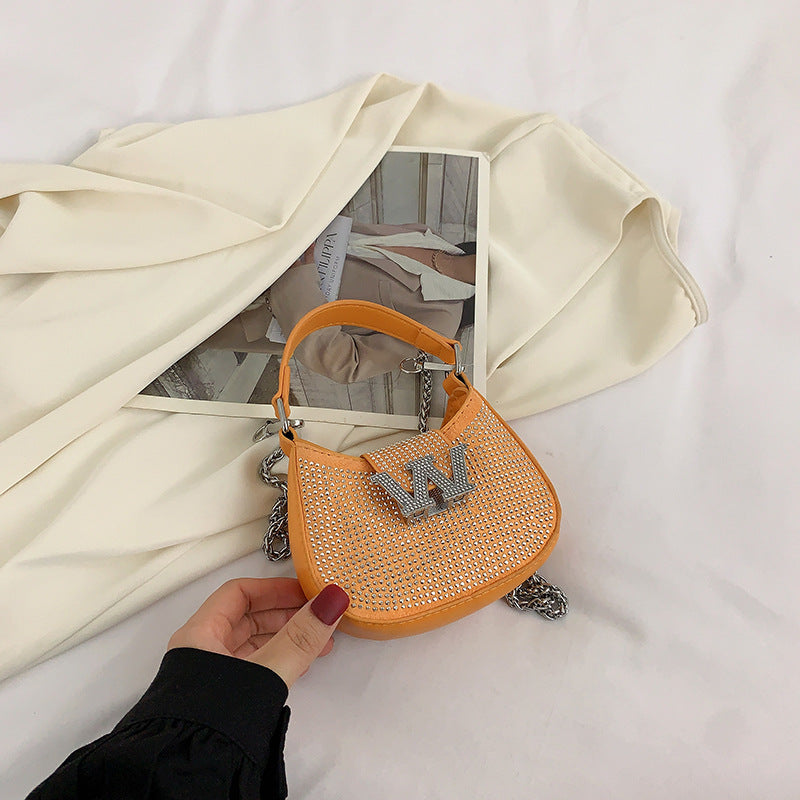 Damen exklusive Glamour-Handtasche mit funkelnden Strasssteinen Nord Taschen