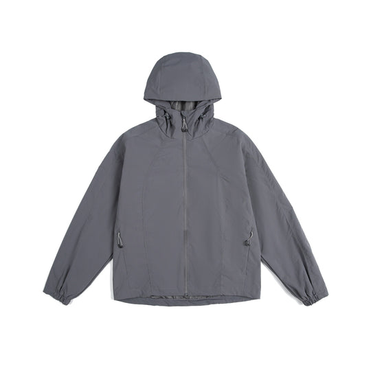 Damen leichte Windjacke mit Kapuze, verstellbarem Saum und wasserabweisender Funktion Nord Taschen