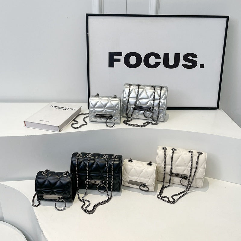 Damen schicke Handtasche mit gestepptem Design Nord Taschen