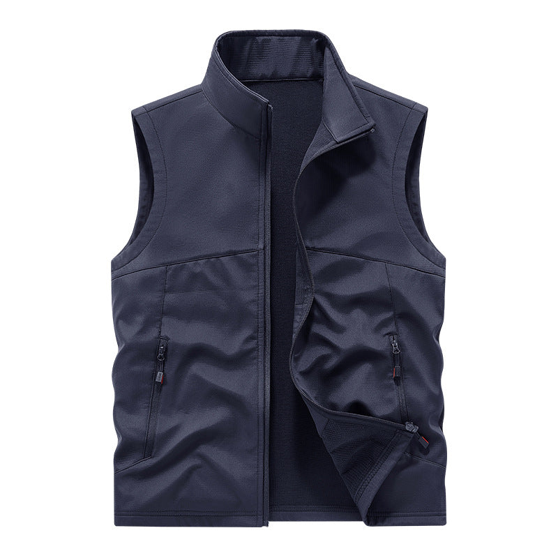 Herren Softshell-Weste mit Fleece-Innenfutter, winddicht und wasserabweisend Nord Taschen