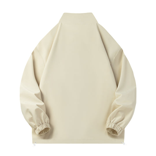 Unisex Leichte Windjacke mit hochabschließendem Stehkragen, Elastikbündchen & verstellbarem Kordelzugsaum Nord Taschen