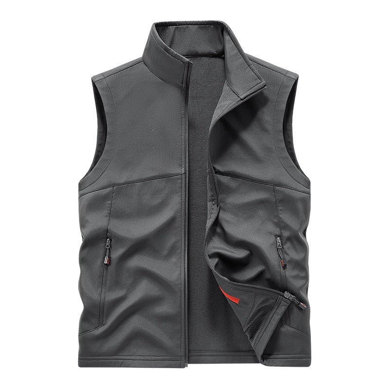 Herren Softshell-Weste mit Fleece-Innenfutter, winddicht und wasserabweisend Nord Taschen