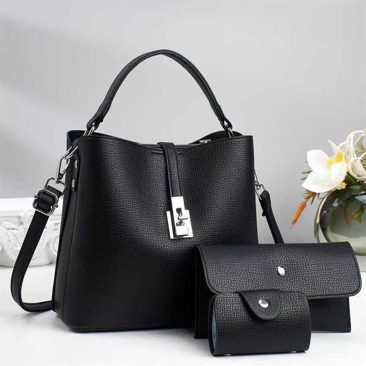Damen Luxus Handtasche mit abnehmbarer Mini-Clutch Nord Taschen