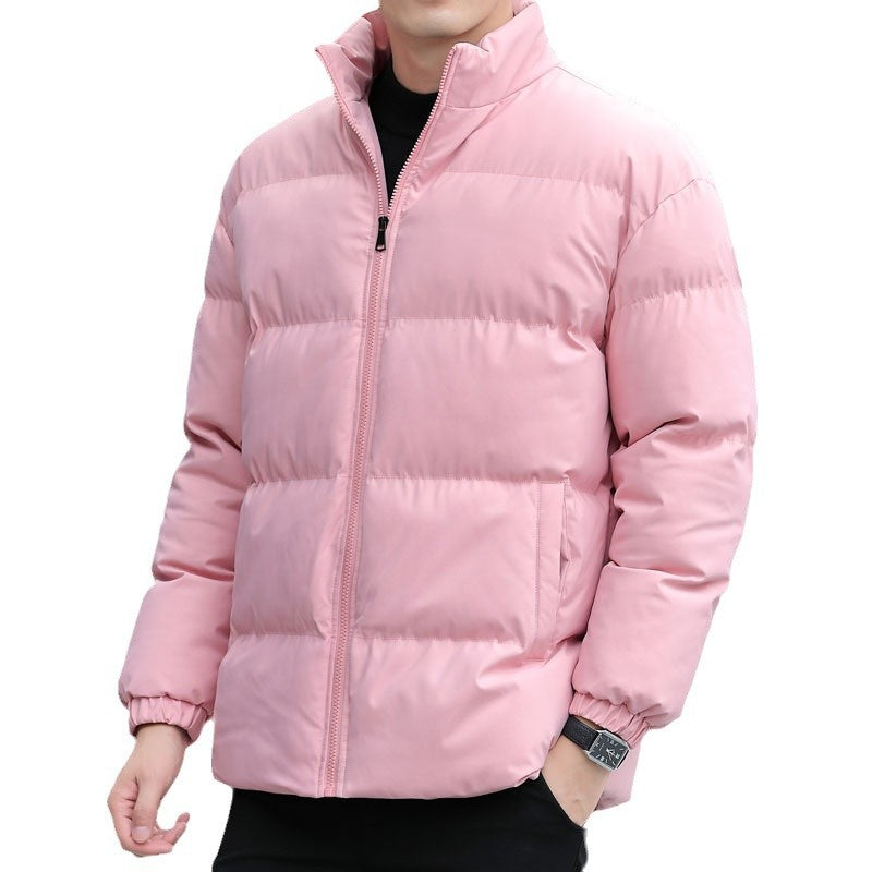 Herren Kurz geschnittene gesteppte Thermojacke mit Stehkragen, Zwei‑Wege Reißverschluss und elastischen Bündchen Nord Taschen