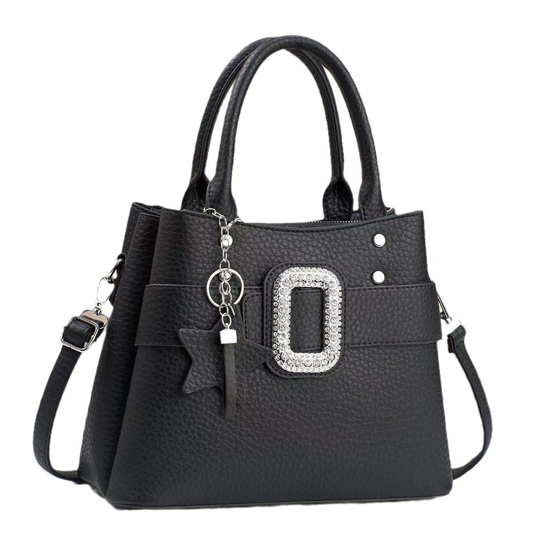 Damen Designer-Umhängetasche mit trendy Schmuckdetails und abnehmbarem Schulterriemen Nord Taschen