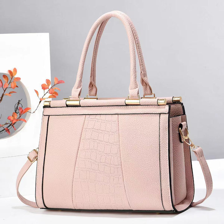 Damen elegante Handtasche mit luxuriösem Krokodillederdesign Nord Taschen