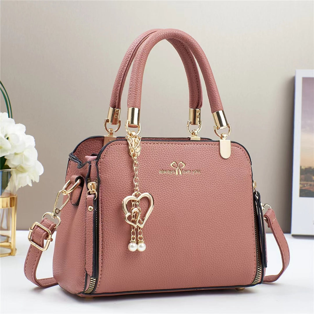 Damen strukturiertes Handtaschen-Design mit abnehmbarer Quaste Nord Taschen