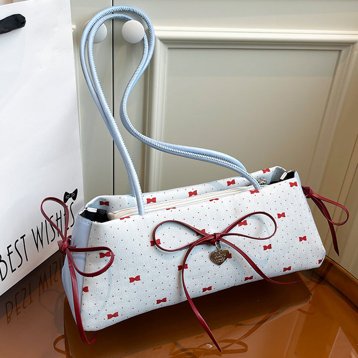 Damen Handtasche mit verschnörkeltem Schleifen-Design Nord Taschen