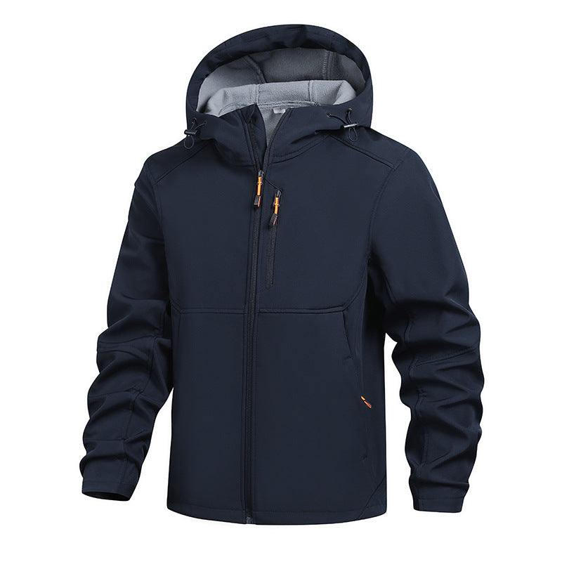 Herren Praktische und Stylische Übergangsjacke mit Kapuze Nord Taschen