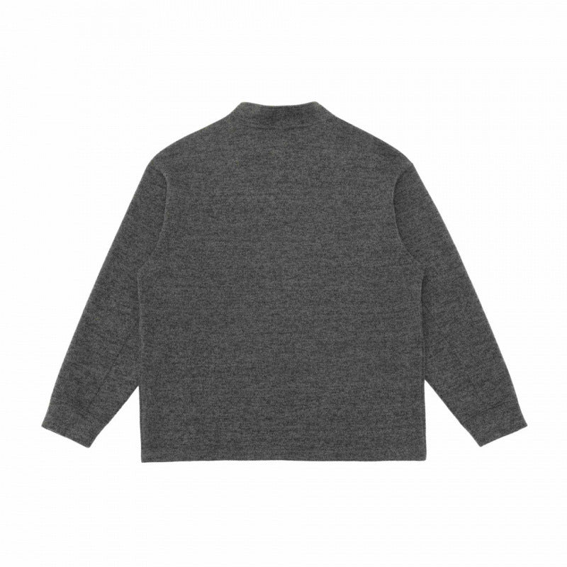 Herren Halbzip-Strickpullover mit Stehkragen, Raglanärmeln und Kontraststeppung Nord Taschen