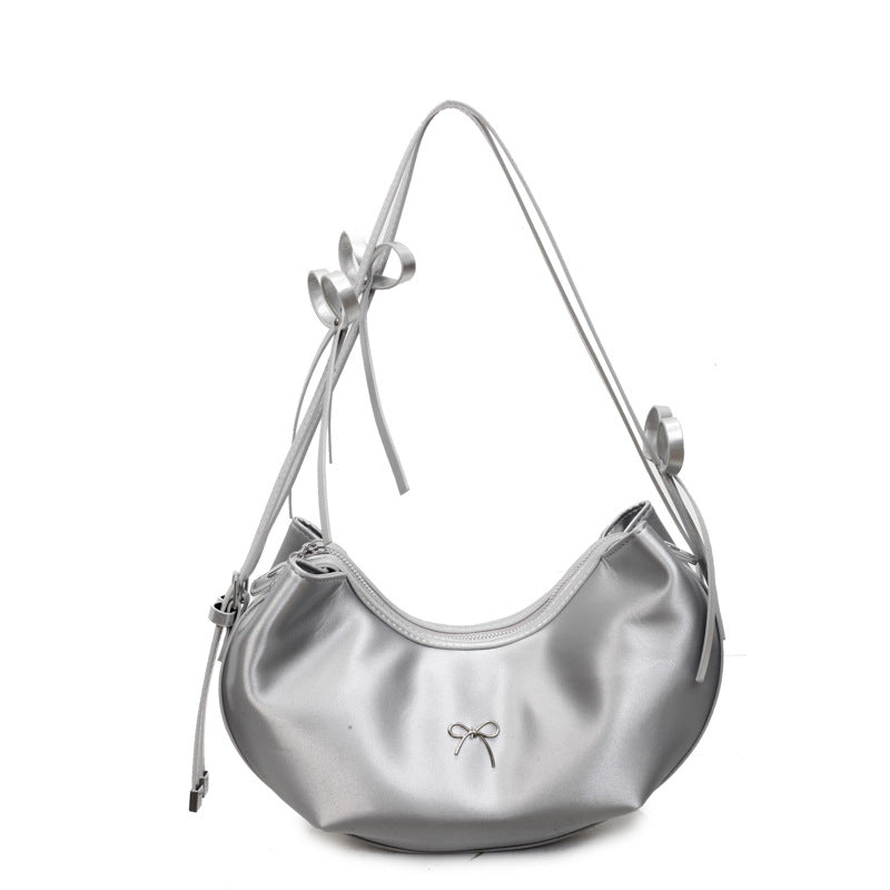 Damen elegante Umhängetasche mit modischen Schleifendetails Nord Taschen