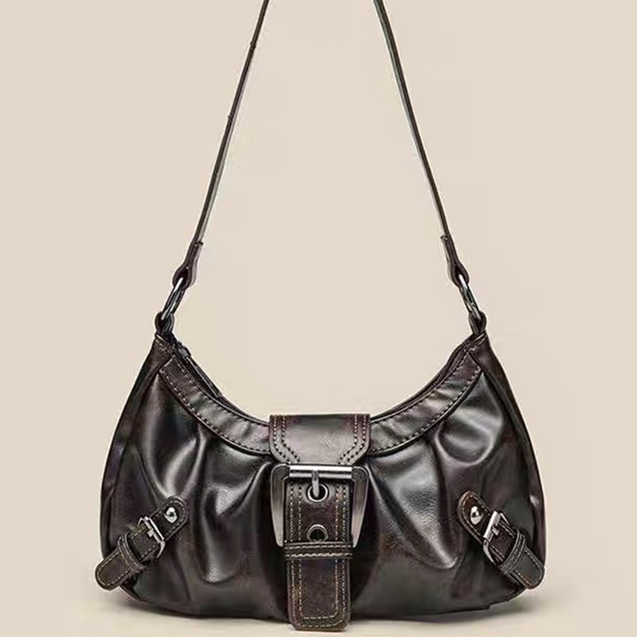 Damen Hobo-Tasche mit modischem Faltendesign und elegantem Gürtelschnallenverschluss Nord Taschen