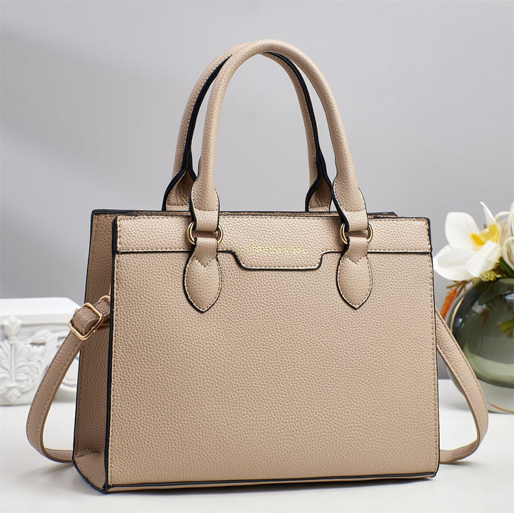 Damen Handtasche im klassischen Design mit abnehmbarem Schulterriemen Nord Taschen