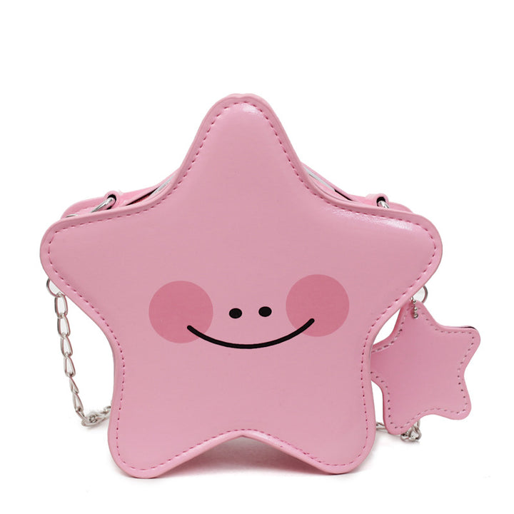 Damen Handtasche im Sternen-Design mit abnehmbarem Schulterriemen Nord Taschen