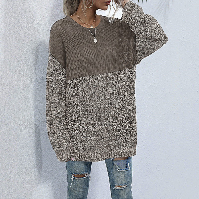 Damen Stilvoller Strickpullover mit luxuriösen Texturen Nord Taschen
