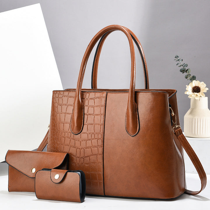 Damen Tote-Handtasche mit abnehmbarem Zubehör Nord Taschen