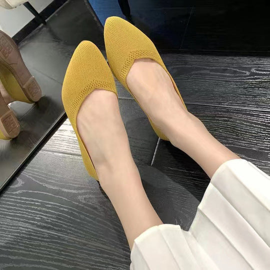Damen elegante und atmungsaktive Ballerinas mit flexiblem Fußbett - Arvani