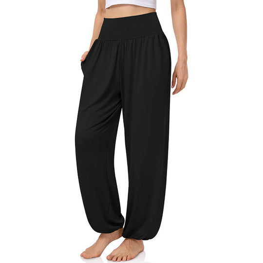 Damen Weite Freizeithose mit elastischem Bund und praktischen Seitentaschen Nord Taschen