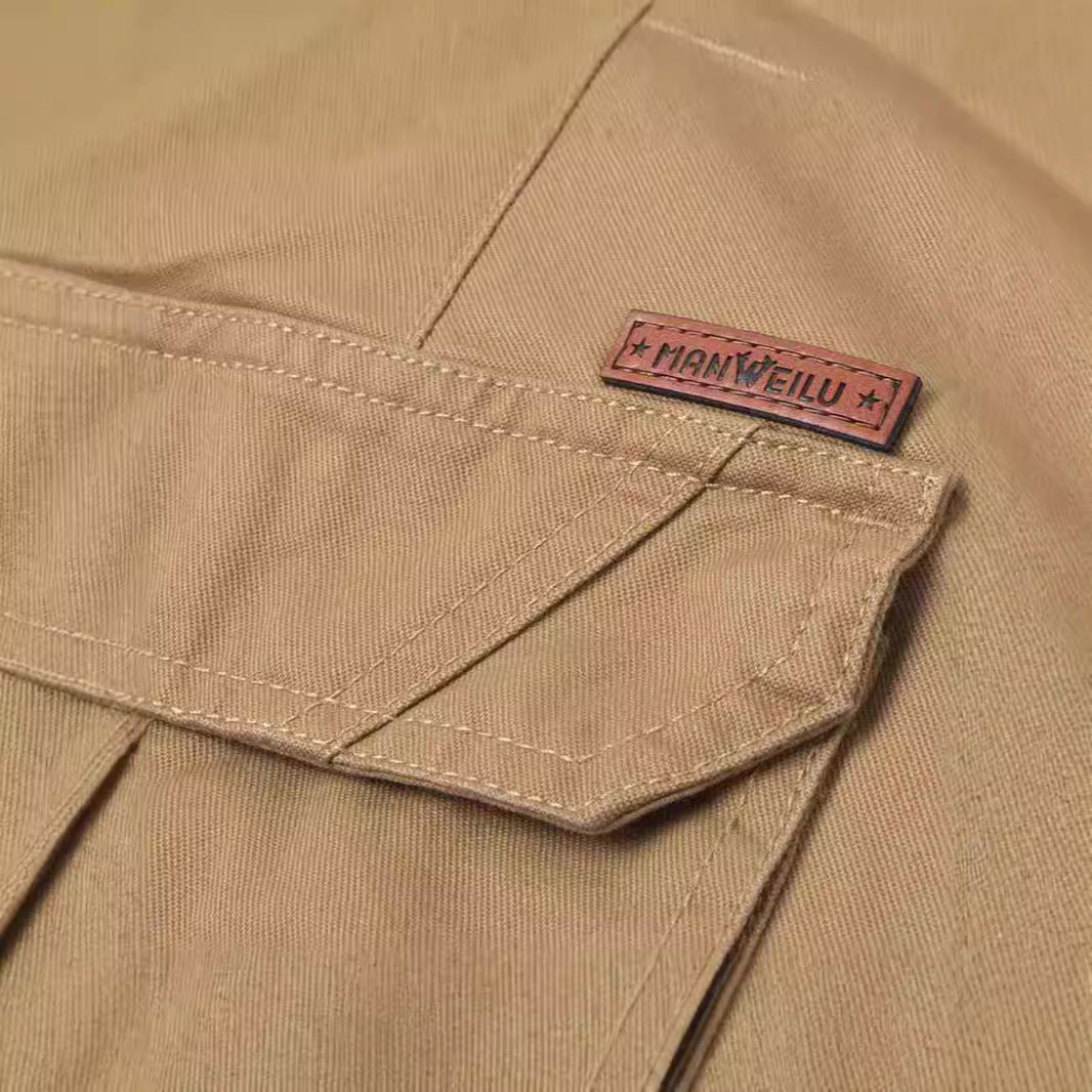 Herren Cargohose im Slim-Straight Schnitt mit Mehrfach‑Taschen und verstärkten Knien Nord Taschen