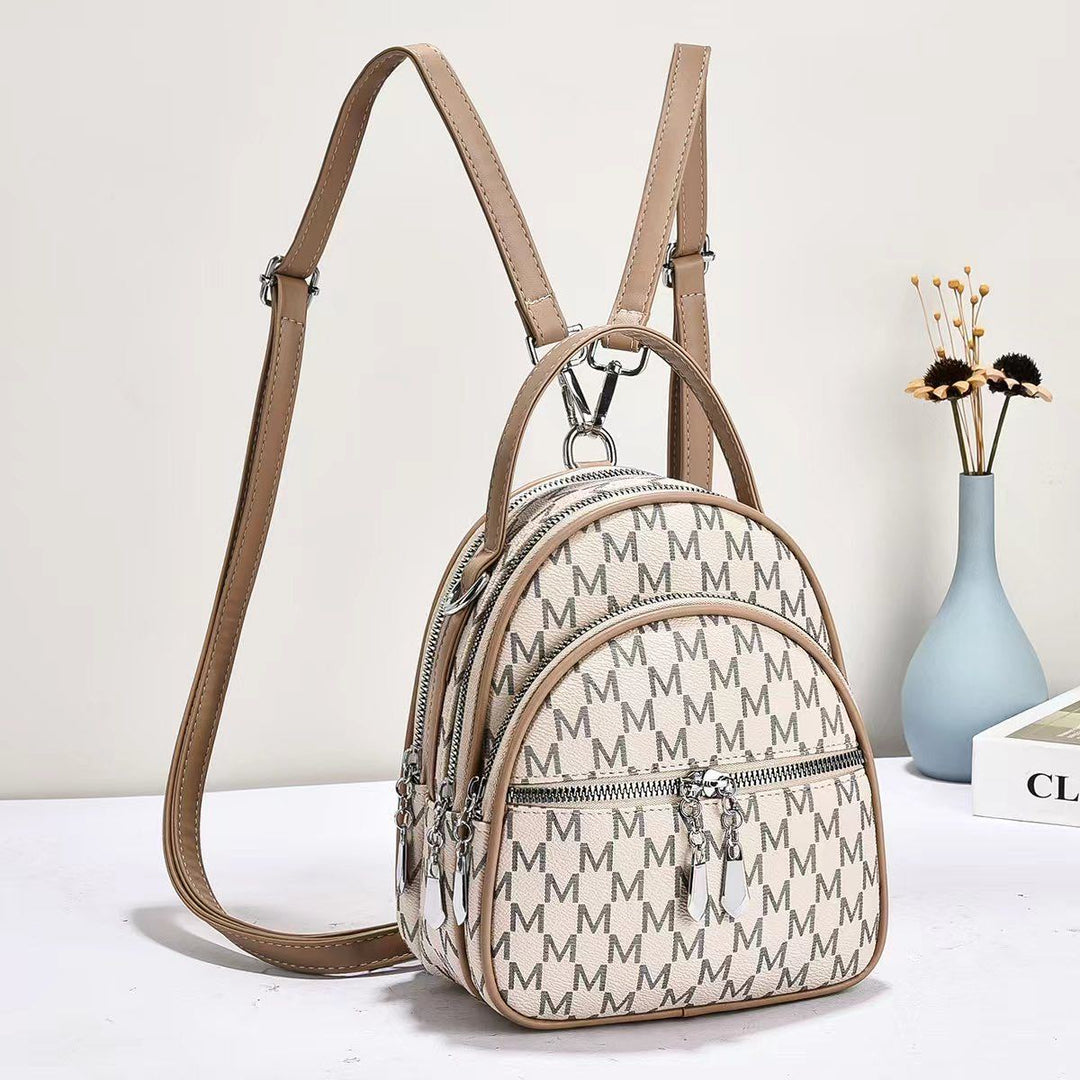 Damen Rucksack-Tasche mit elegantem Muster und mehreren Fächern Nord Taschen