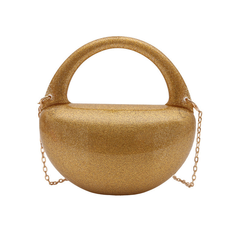 Damen elegante Handtasche im modernen Glamour-Stil mit Glitzerdetails Nord Taschen